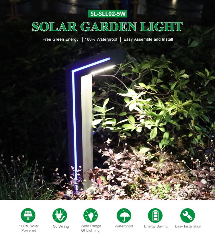 5w solar path light