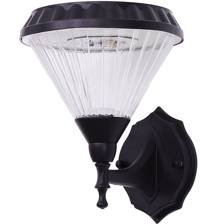 diamond solar wall light