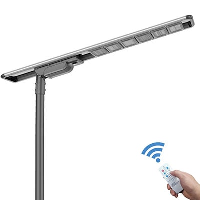 FX Series 100W All In One Solar LED Area Light, 100 Watt Solar Street Lights with Motion Sensor