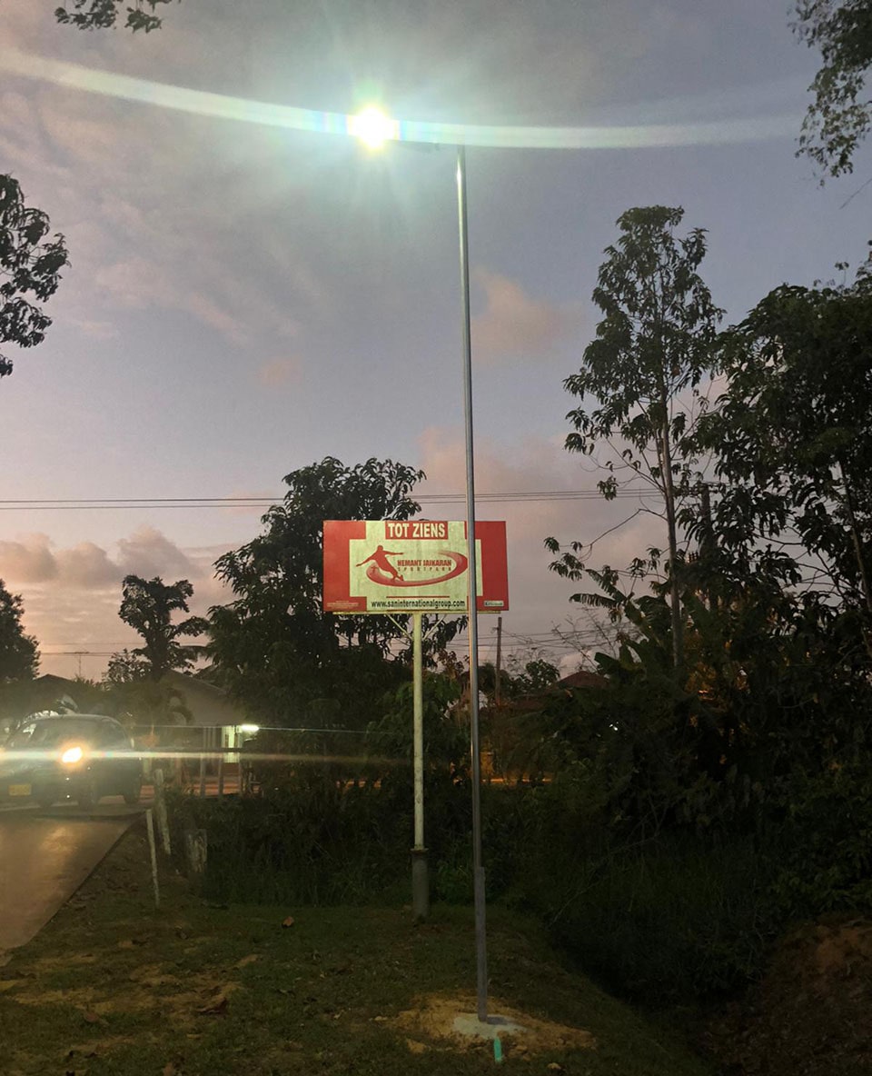 All In One Solar Street Light Project in Philippines